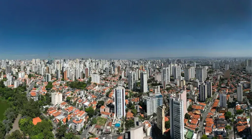 vista de cima do apartamento Anália Franco