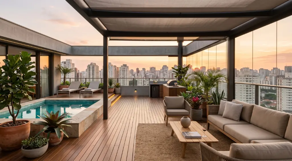 cobertura de apartamento